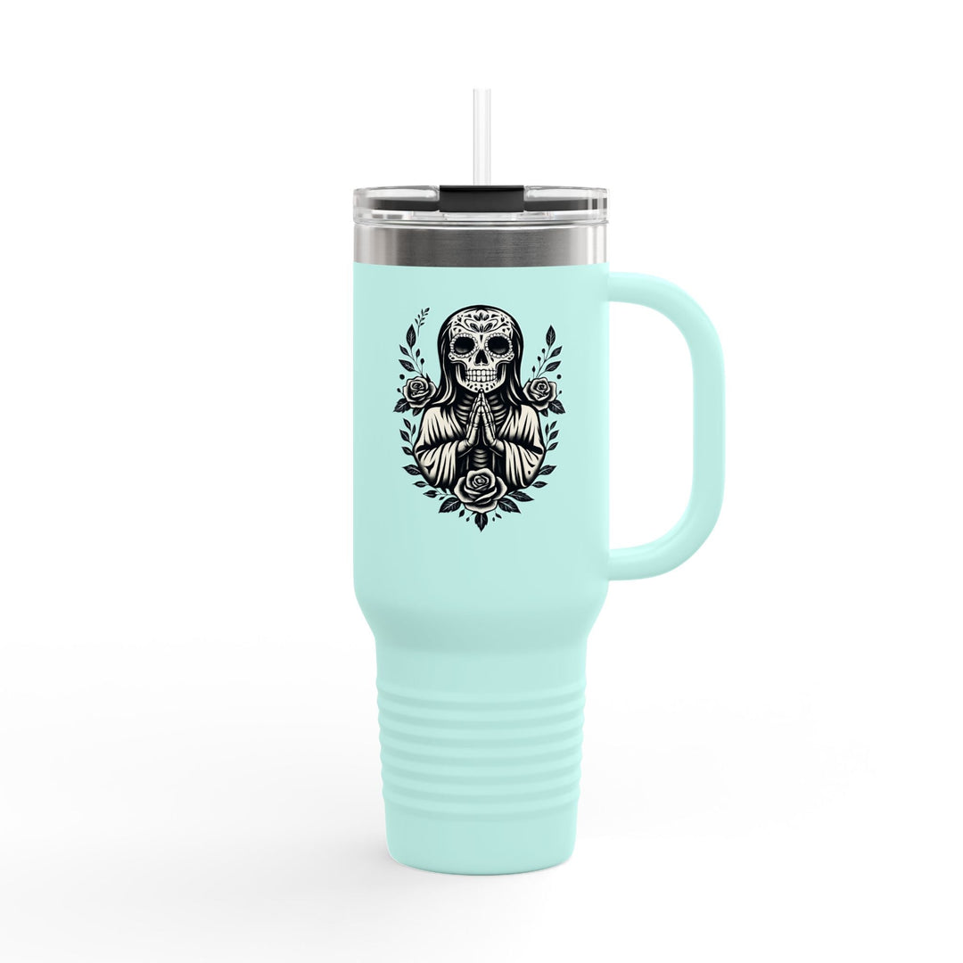 Travel Cup "Dia de Los Muertos ” – Mug isotherme avec paille réutilisable - MoodElle