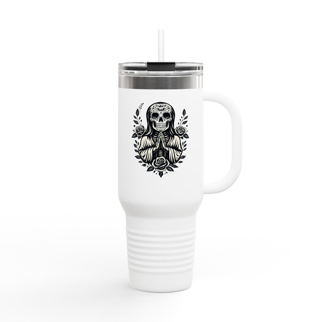 Travel Cup "Dia de Los Muertos ” – Mug isotherme avec paille réutilisable - MoodElle