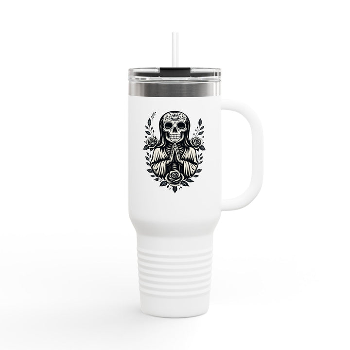 Travel Cup "Dia de Los Muertos ” – Mug isotherme avec paille réutilisable - MoodElle