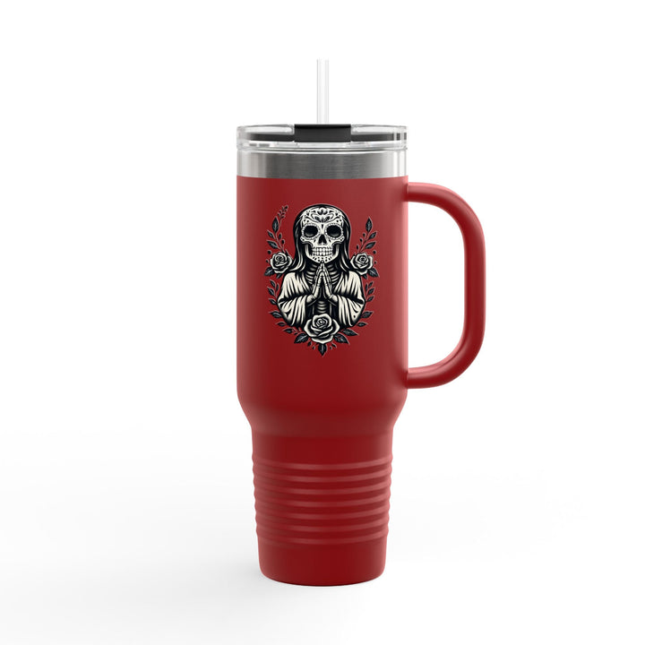 Travel Cup "Dia de Los Muertos ” – Mug isotherme avec paille réutilisable - MoodElle