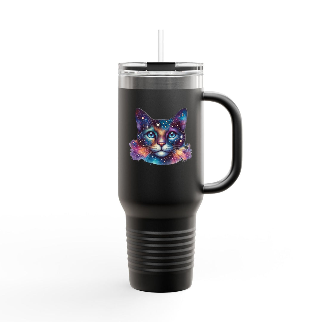 Travel Cup "Space Cat” – Mug isotherme avec paille réutilisable - MoodElle