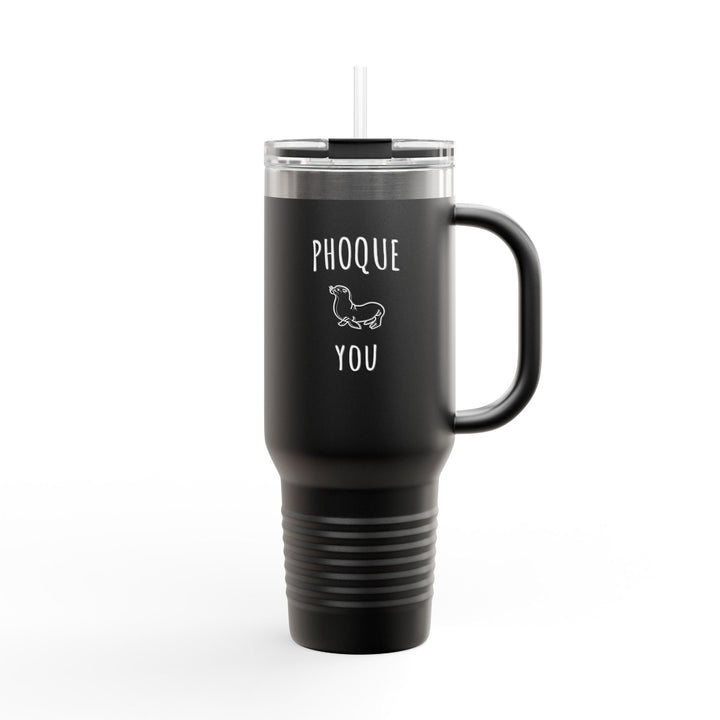 Tumbler "Phoque You" – Gourde Thermique Humour Minimaliste – Mug de Voyage Original et Réutilisable - MoodElle