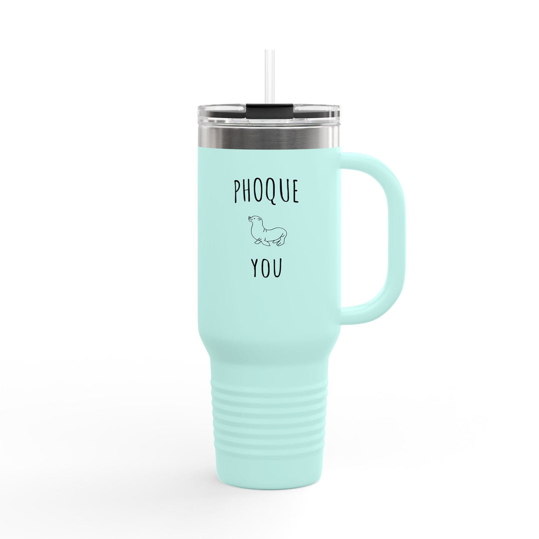Tumbler "Phoque You" – Gourde Thermique Humour Minimaliste – Mug de Voyage Original et Réutilisable - MoodElle